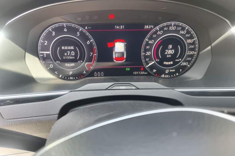 Used Volkswagen FAW-Volkswagen CC 2019 330TSI Glamour Edition China V Standard Odometer Close Up