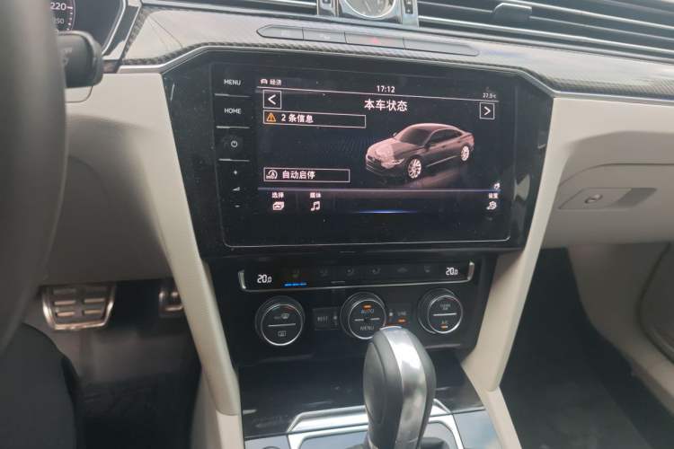 Used Volkswagen FAW-Volkswagen CC 2019 380TSI Yeyan Edition China V Standard Audio And AC Panel