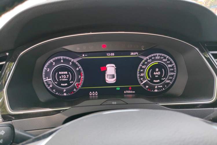 Used Volkswagen FAW-Volkswagen CC 2019 330TSI Glamour Edition China VI Instrument Cluster
