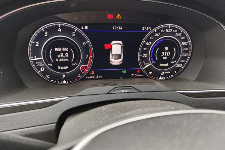 Used Volkswagen FAW-Volkswagen CC 2019 380TSI Glamour Edition China V Standard Odometer Close Up