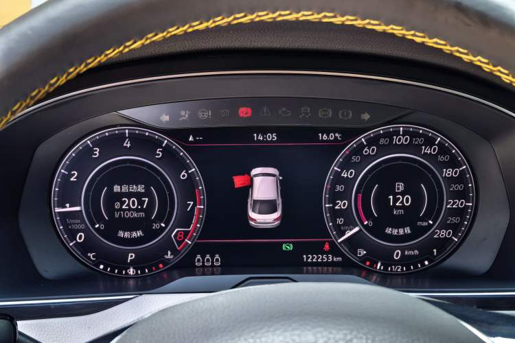 Used Volkswagen FAW-Volkswagen CC 2019 380TSI Yeyan Edition China V Standard Odometer Close Up