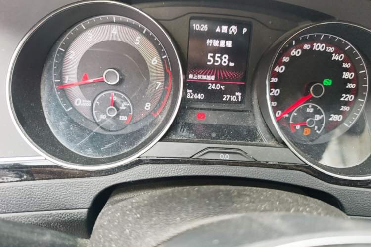 Used Volkswagen FAW-Volkswagen CC 2019 330TSI Glamour Edition China VI Odometer Close Up