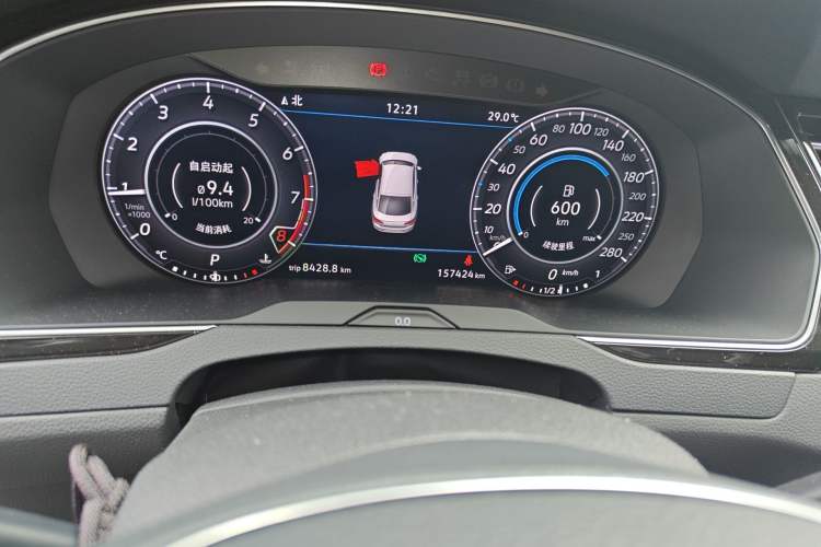 Used Volkswagen FAW-Volkswagen CC 2019 380TSI Glamour Edition China VI Standard Odometer Close Up