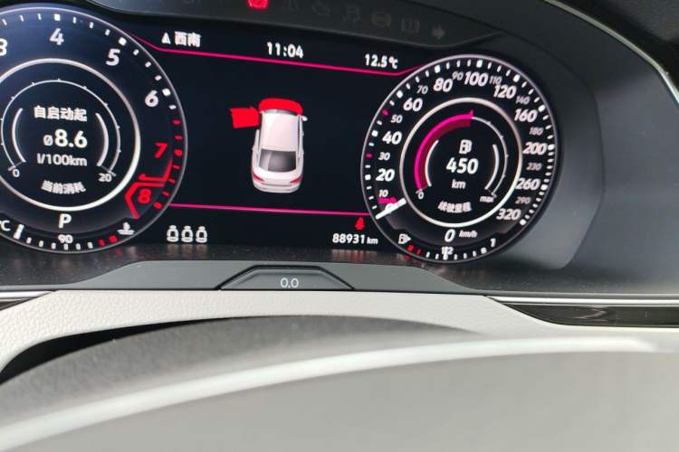 Used Volkswagen FAW-Volkswagen CC 2019 380TSI Yeyan Edition China V Standard Odometer Close Up