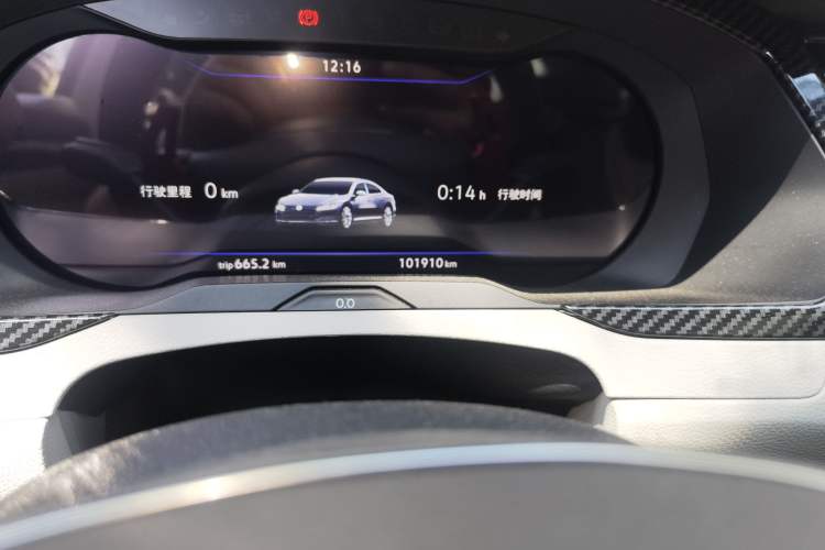Used Volkswagen FAW-Volkswagen CC 2019 380TSI Yeyan Edition China V Standard Odometer Close Up