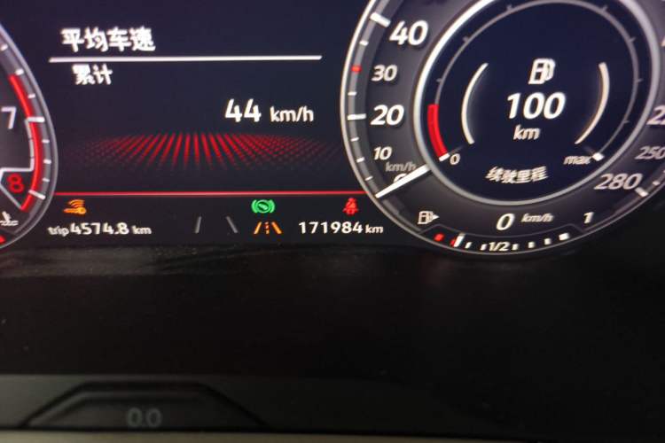 Used Volkswagen FAW-Volkswagen CC 2019 380TSI Yeyan Edition China VI Standard Odometer Close Up