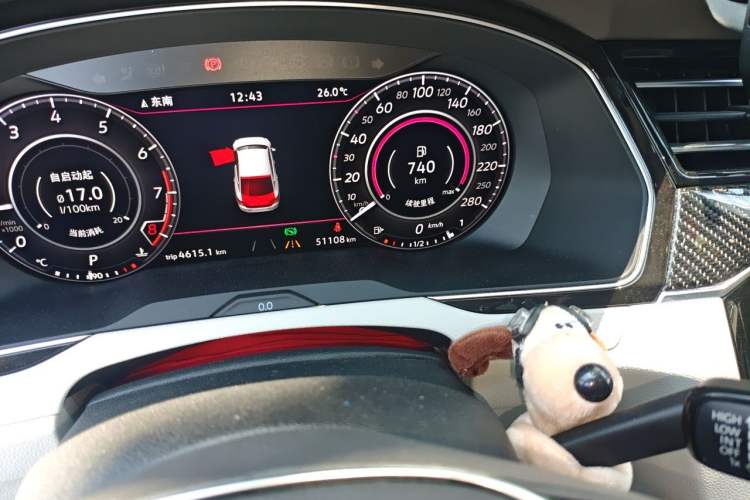 Used Volkswagen FAW-Volkswagen CC 2019 380TSI Yeyan Edition China V Standard Odometer Close Up