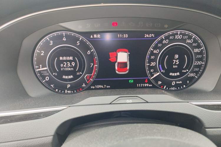 Used Volkswagen FAW-Volkswagen CC 2019 330TSI Glamour Edition China V Standard Odometer Close Up