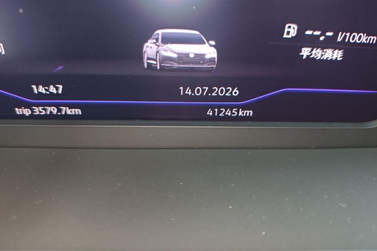 Used Volkswagen FAW-Volkswagen CC 2020 330TSI Glamour Edition China VI Standard Odometer Close Up