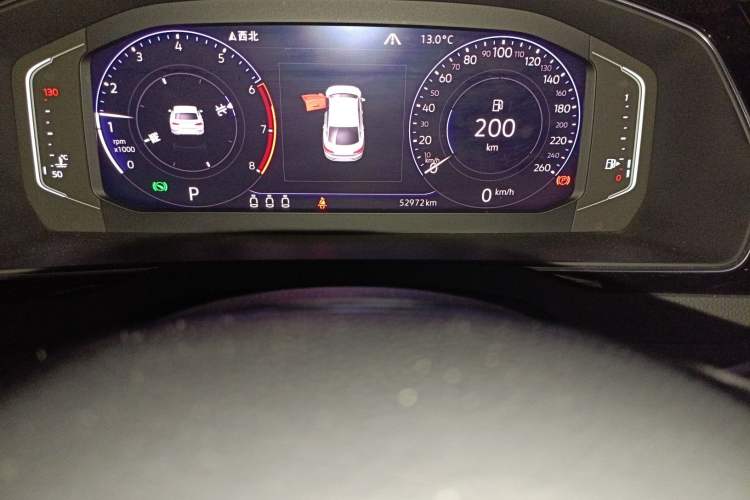Used Volkswagen FAW-Volkswagen CC 2020 330TSI Glamour Edition China VI Standard Odometer Close Up