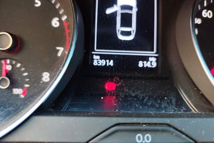 Used Volkswagen FAW-Volkswagen CC 2020 330TSI Huayan Edition China VI Standard Odometer Close Up