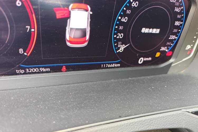 Used Volkswagen FAW-Volkswagen CC 2020 330TSI Glamour Edition China VI Standard Odometer Close Up