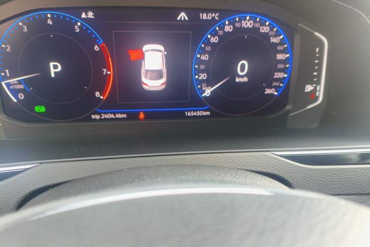 Used Volkswagen FAW-Volkswagen CC 2020 330TSI Glamour Edition China VI Standard Odometer Close Up