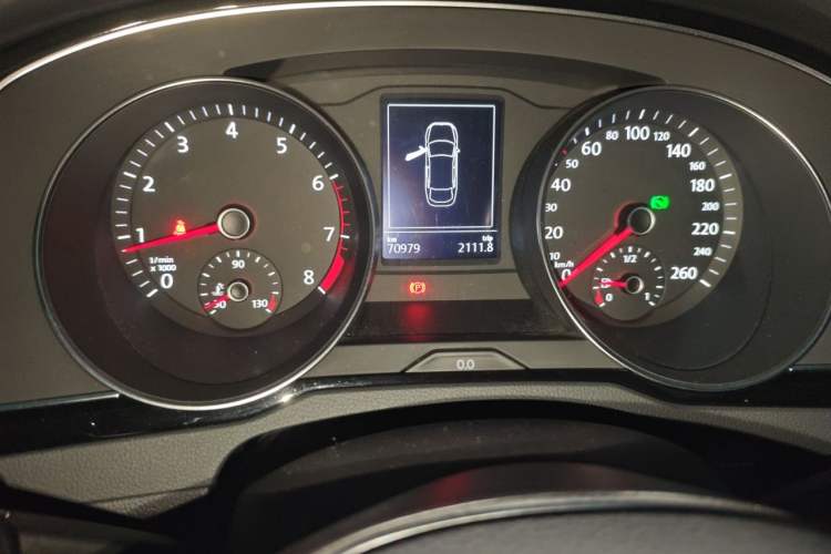 Used Volkswagen FAW-Volkswagen CC 2020 330TSI Huayan Edition China VI Standard Odometer Close Up