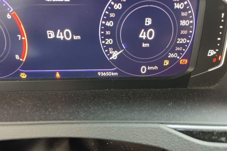 Used Volkswagen FAW-Volkswagen CC 2020 330TSI Glamour Edition China VI Standard Odometer Close Up