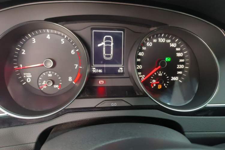 Used Volkswagen FAW-Volkswagen CC 2020 330TSI Huayan Edition China VI Standard Odometer Close Up