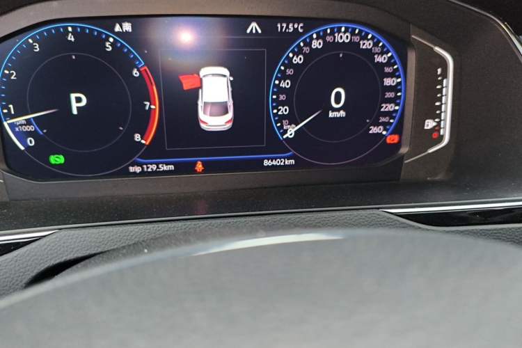 Used Volkswagen FAW-Volkswagen CC 2020 330TSI Glamour Edition China VI Standard Odometer Close Up
