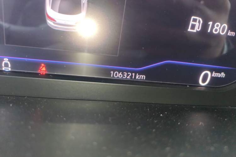 Used Volkswagen FAW-Volkswagen CC 2020 330TSI Glamour Edition China VI Standard Odometer Close Up