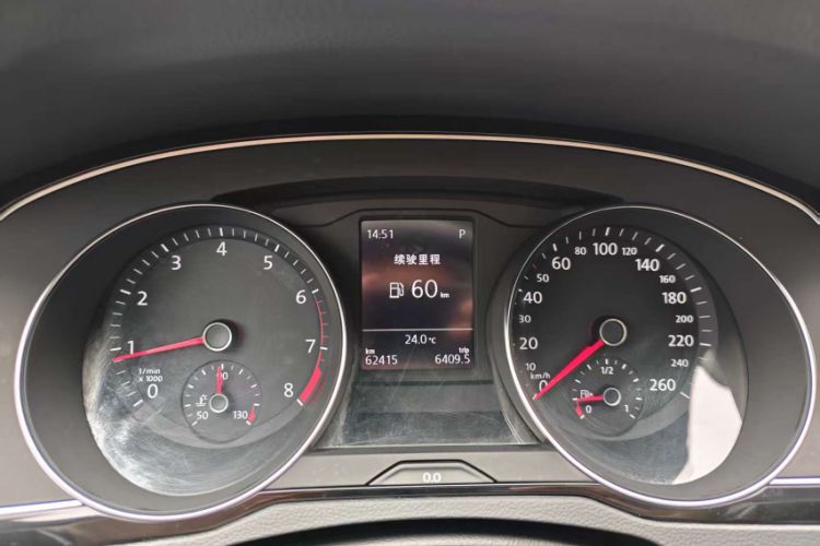 Used Volkswagen FAW-Volkswagen CC 2020 330TSI Huayan Edition China VI Standard Odometer Close Up