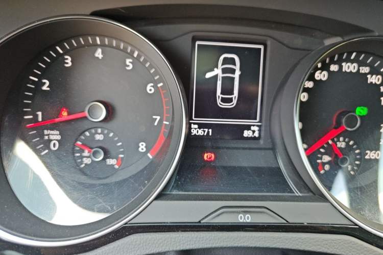 Used Volkswagen FAW-Volkswagen CC 2020 330TSI Huayan Edition China VI Standard Odometer Close Up