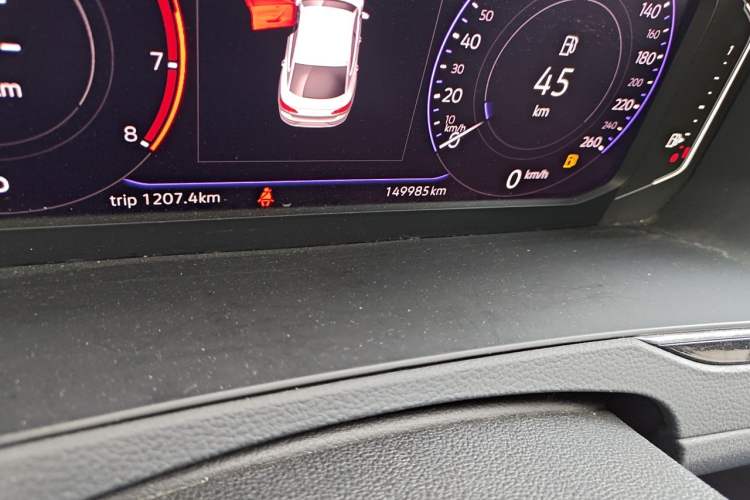 Used Volkswagen FAW-Volkswagen CC 2020 330TSI Glamour Edition China VI Standard Odometer Close Up