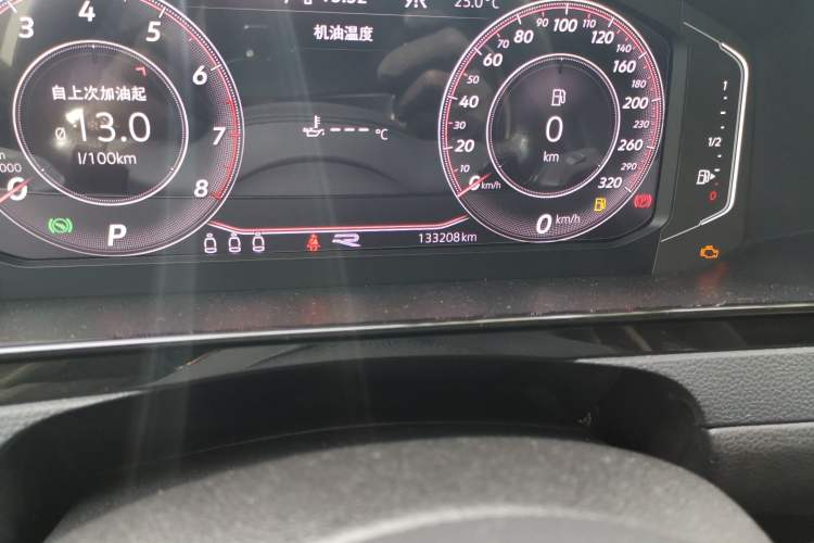 Used Volkswagen FAW-Volkswagen CC 2021 Estate Car 380TSI Vizion Edition Odometer Close Up
