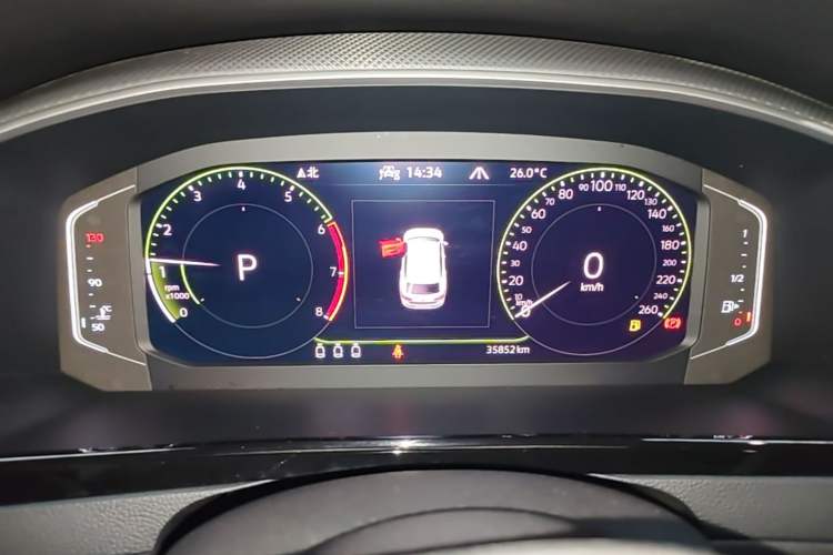Used Volkswagen FAW-Volkswagen CC 2021 Estate Car 380TSI Vizion Edition Instrument Cluster