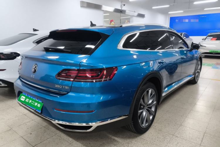 Used Volkswagen FAW-Volkswagen CC 2021 Estate Car 380TSI Vizion Edition Rear Right 45 Deg