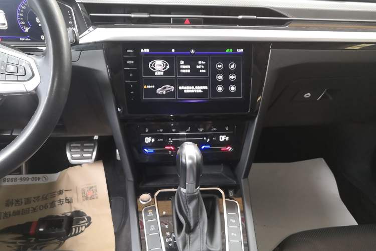 Used Volkswagen FAW-Volkswagen CC 2021 Estate Car 380TSI Vizion Edition Audio And AC Panel