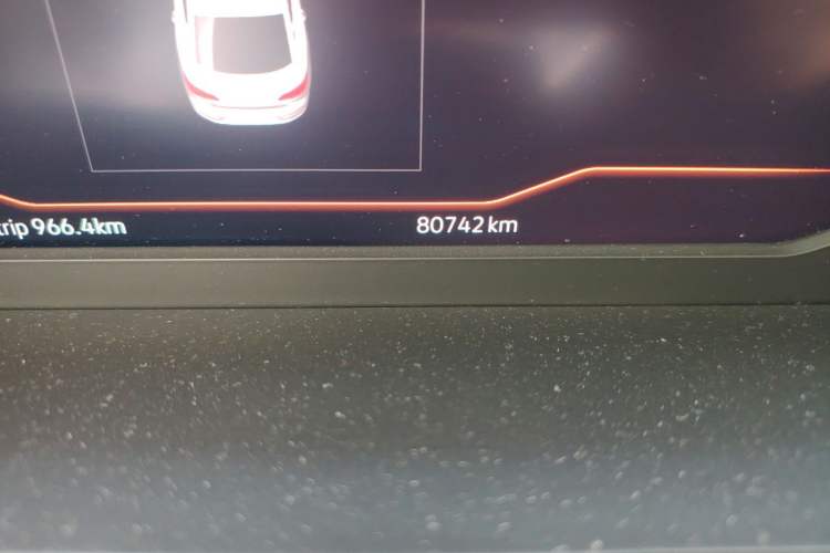 Used Volkswagen FAW-Volkswagen CC 2021 380TSI Striking Edition 30th Anniversary Model Odometer Close Up