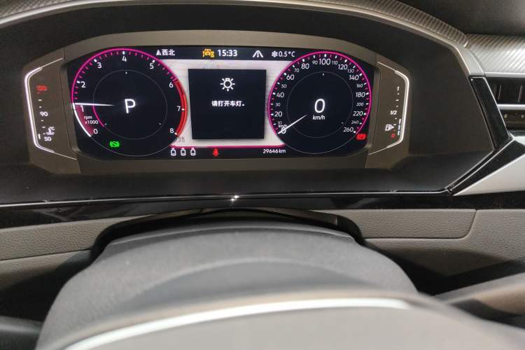 Used Volkswagen FAW-Volkswagen CC 2021 380TSI Striking Edition Odometer Close Up