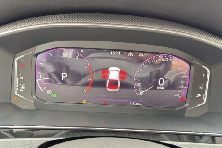 Used Volkswagen FAW-Volkswagen CC 2021 380TSI Striking Edition Odometer Close Up