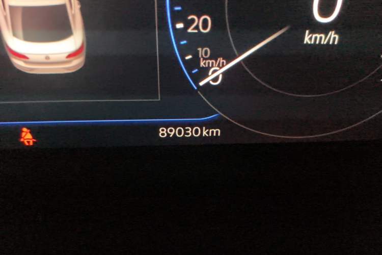 Used Volkswagen FAW-Volkswagen CC 2021 380TSI Striking Edition Odometer Close Up