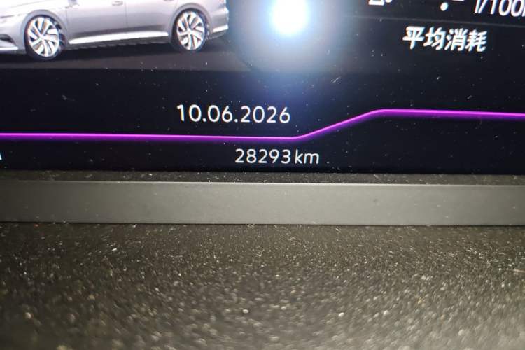 Used Volkswagen FAW-Volkswagen CC 2021 380TSI Striking Edition Odometer Close Up