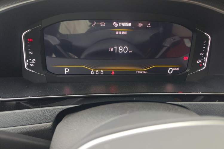Used Volkswagen FAW-Volkswagen CC 2021 380TSI Striking Edition Odometer Close Up