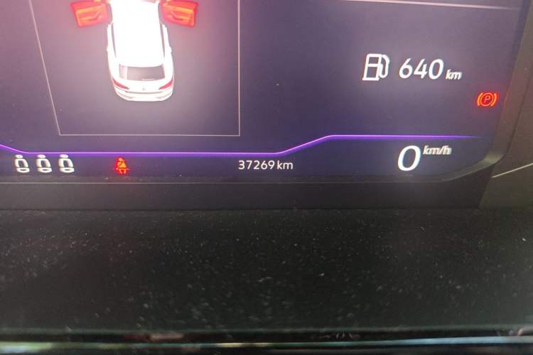 Used Volkswagen FAW-Volkswagen CC 2021 Estate Car 380TSI Vizion Edition Odometer Close Up