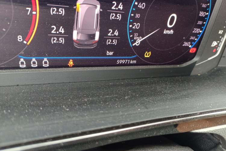 Used Volkswagen FAW-Volkswagen CC 2021 Estate Car 380TSI Vizion Edition Odometer Close Up