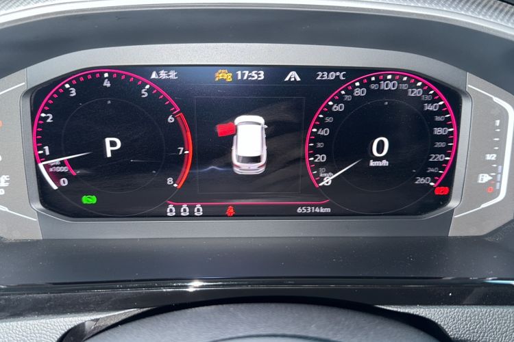 Used Volkswagen FAW-Volkswagen CC 2021 Estate Car 380TSI Vizion Edition Odometer Close Up