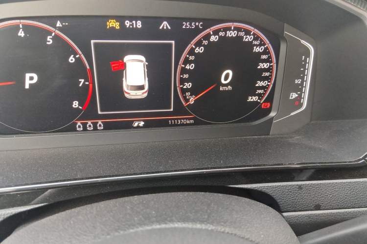 Used Volkswagen FAW-Volkswagen CC 2021 Estate Car 380TSI Vizion Edition Odometer Close Up