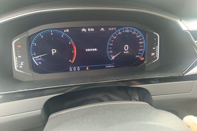 Used Volkswagen FAW-Volkswagen CC 2021 Estate Car 380TSI Vizion Edition Odometer Close Up