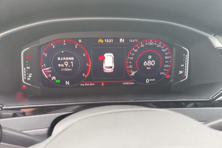 Used Volkswagen FAW-Volkswagen CC 2021 Estate Vehicle 380TSI Vizzion Edition Instrument Cluster
