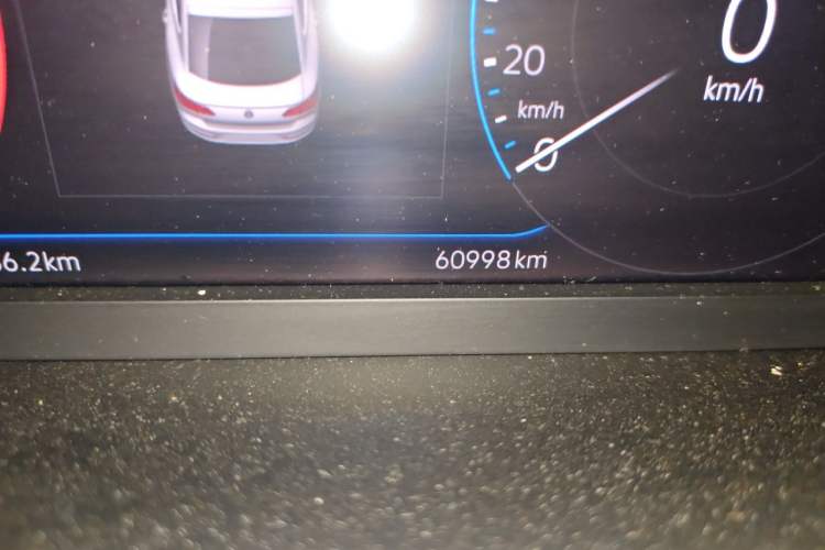 Used Volkswagen FAW-Volkswagen CC 2021 380TSI Striking Edition Odometer Close Up