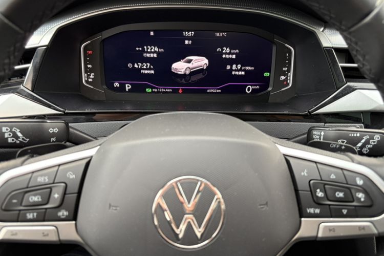 Used Volkswagen FAW-Volkswagen CC 2021 Estate Car 330TSI Hunter Vision Edition Odometer Close Up