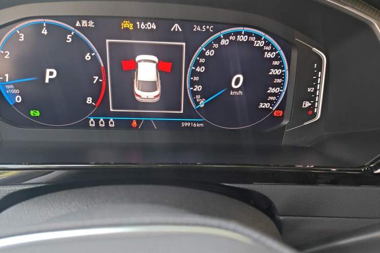 Used Volkswagen FAW-Volkswagen CC 2021 380TSI Striking Edition Odometer Close Up