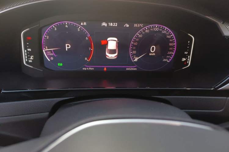 Used Volkswagen FAW-Volkswagen CC 2021 330TSI Launch Edition Odometer Close Up