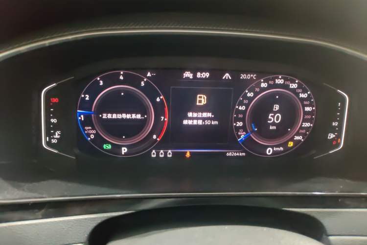 Used Volkswagen FAW-Volkswagen CC 2021 380TSI Striking Edition Odometer Close Up