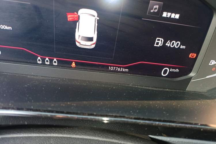 Used Volkswagen FAW-Volkswagen CC 2021 Estate Car 380TSI Vizion Edition Odometer Close Up