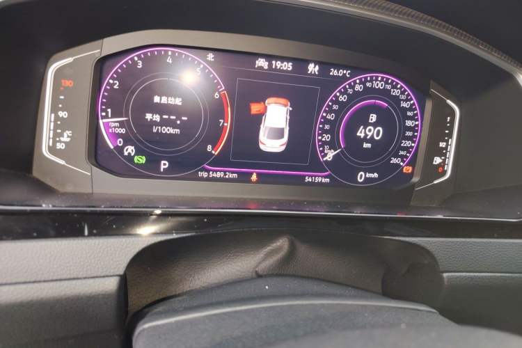 Used Volkswagen FAW-Volkswagen CC 2021 380TSI Striking Edition Odometer Close Up