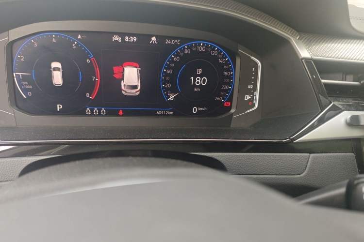 Used Volkswagen FAW-Volkswagen CC 2021 Estate Car 380TSI Vizion Edition Odometer Close Up