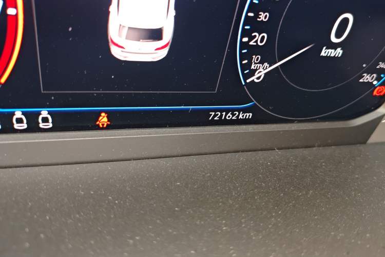 Used Volkswagen FAW-Volkswagen CC 2021 Estate Car 380TSI Vizion Edition Odometer Close Up